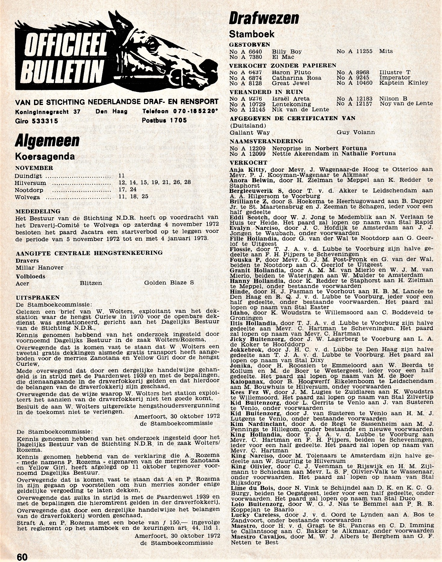 13 Nov 1 Officieel Bulletin Nov 1972 1..jpg