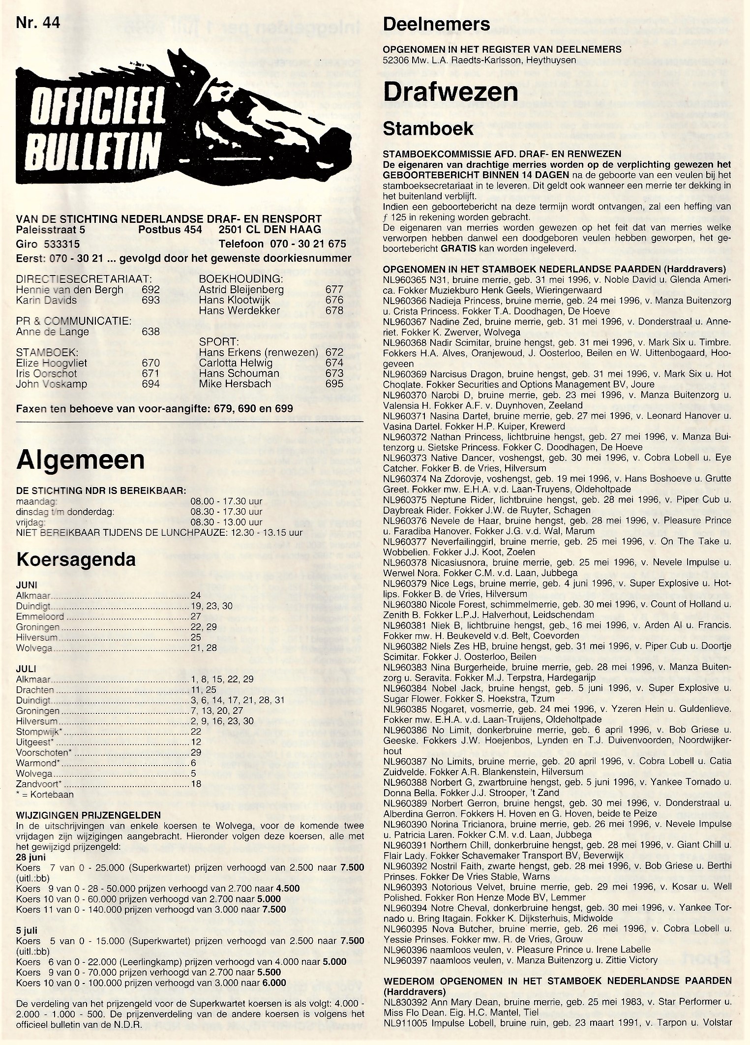 15 Juni 1996 Officieel Bulletin 44 1.jpg