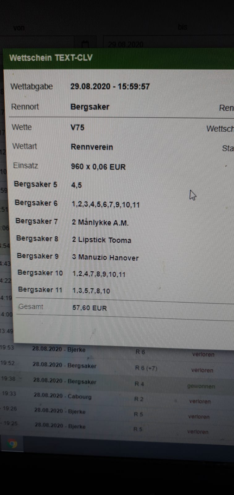 Kleine aanpassing/late info